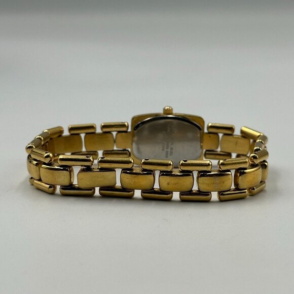 Pulsar Watch Women Gold Tone Rectangle 16MM Dial V400-X008 Quartz New Battery - Picture 10 of 14